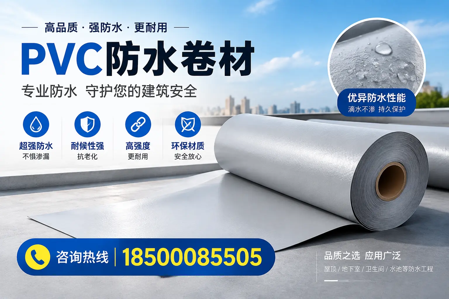 汉中地区pvc防水卷材的市场现状与发展趋势
